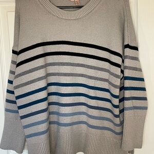 Philosophy Striped Gray and blue Sweater